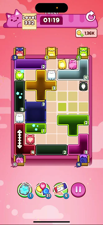 Drop the Cat Level 332: Drop The Cat Level 332