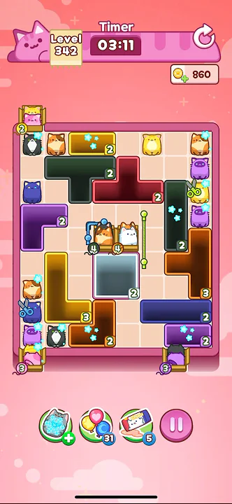 Drop the Cat Level 342: Drop The Cat Level 342