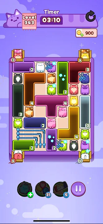 Drop the Cat Level 343: Drop The Cat Level 343